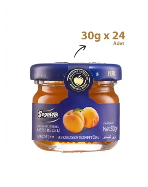 Seğmen Kayısı Reçeli Kavanoz 30g (24’lü)