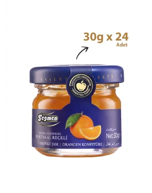 Seğmen Portakal Reçeli Kavanoz 30g (24lü)