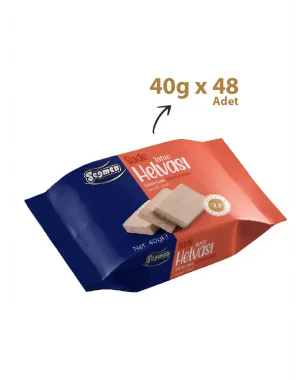 Seğmen Sade Tahin Helva Paket Piknik 40g (48li)