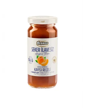 Seğmen Şeker İlavesiz Kayısı Reçeli Kavanoz 270g