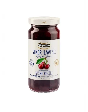 Seğmen Şeker İlavesiz Vişne Reçeli Kavanoz 270g