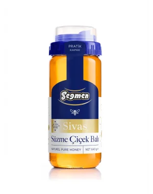 Seğmen Sivas Süzme Çiçek Balı 640g