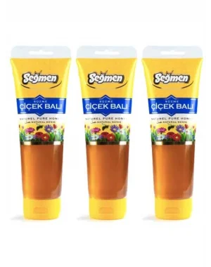 Seğmen Süzme Çiçek Balı Tüp 350g (3lü)