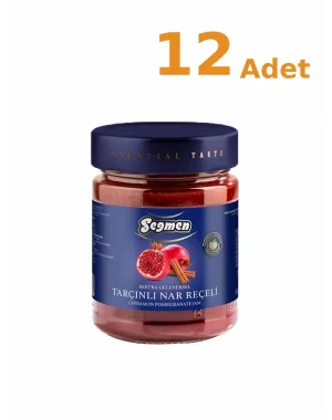 Seğmen Tarçınlı Nar Reçeli 370gr x 12 Adet