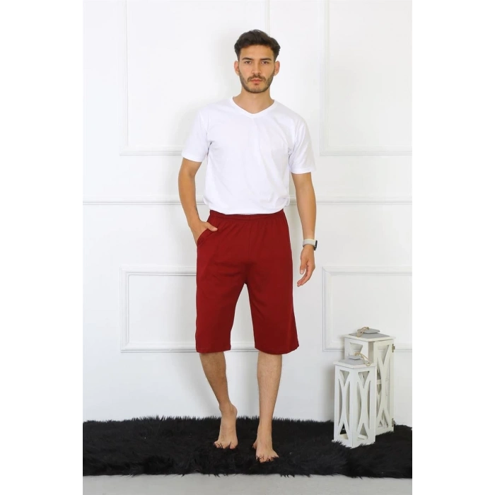 Erkek Cepli Pamuk Lakost Kapri Bordo