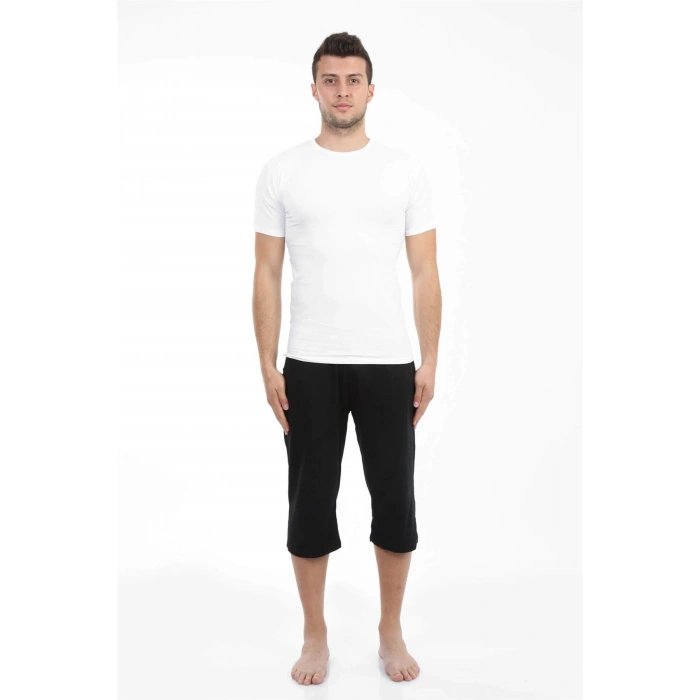 Erkek Pamuk Kapri Siyah
