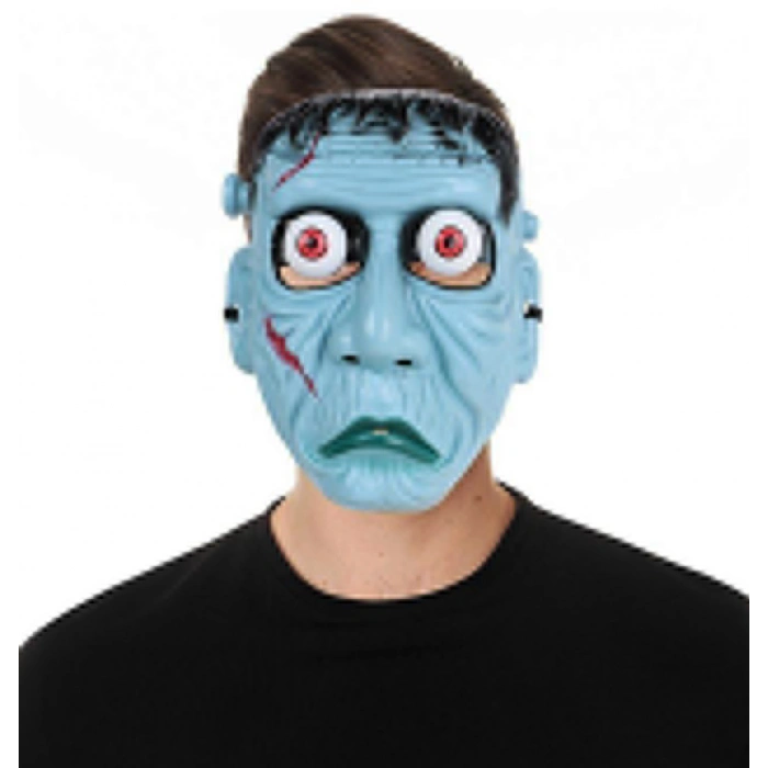 Frankenstein Temalı Sallanan Oynar Gözlü Maske