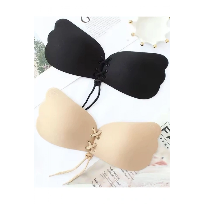 Giyim 2li Yapışkan Kelebek Sütyen-519