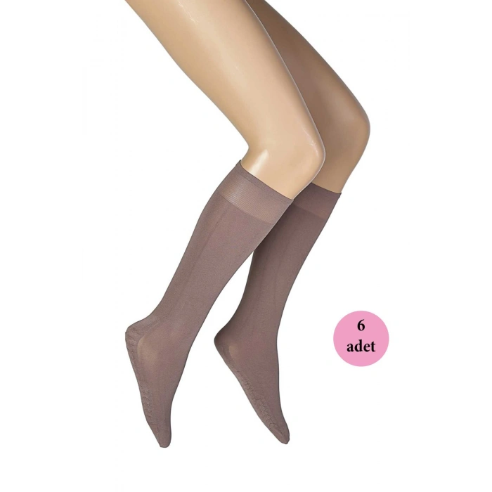 Giyim 6 Adet Masaj Kadın Çorap Vizon 86