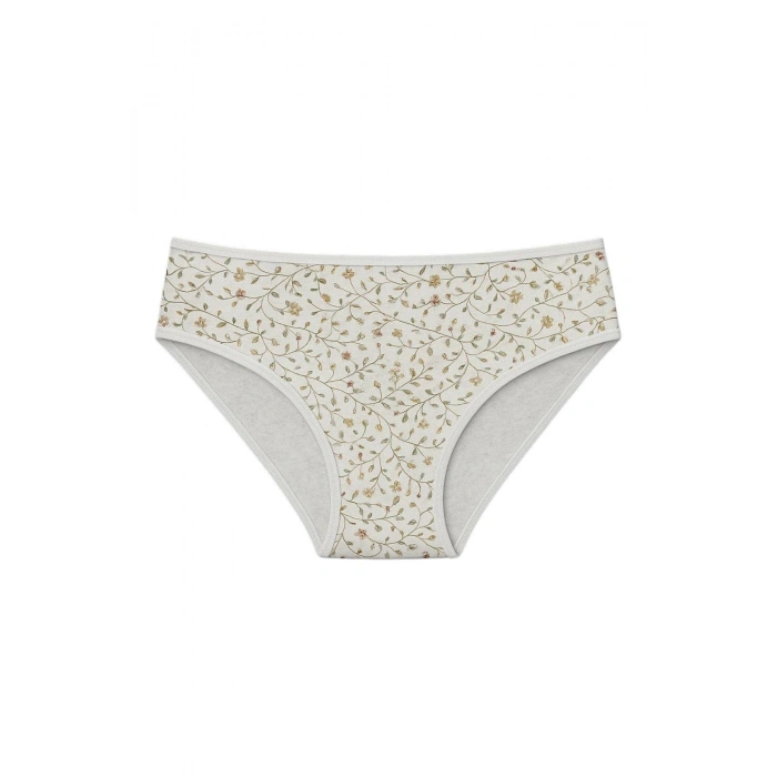 Giyim 7 Li Desenli Bato Külot Kadın