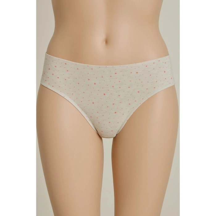 Giyim 7 Li Desenli Külot Kadın