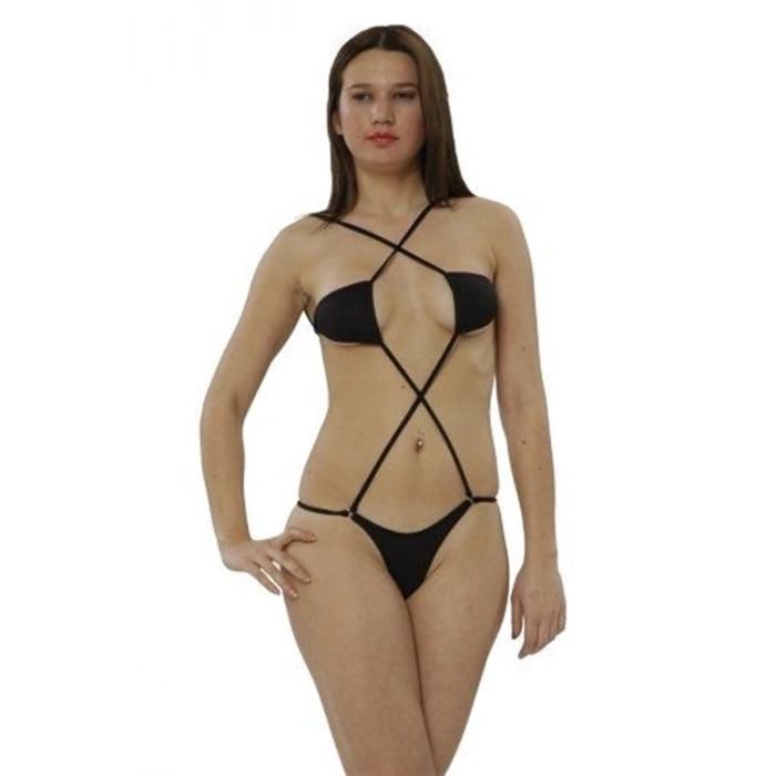 Giyim B091257 Seksi Mikro Takım