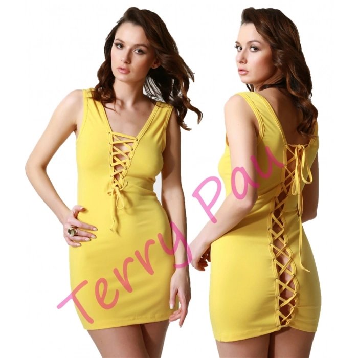 Giyim  B101192 Arkası Açık Fantezi Mini Elbise