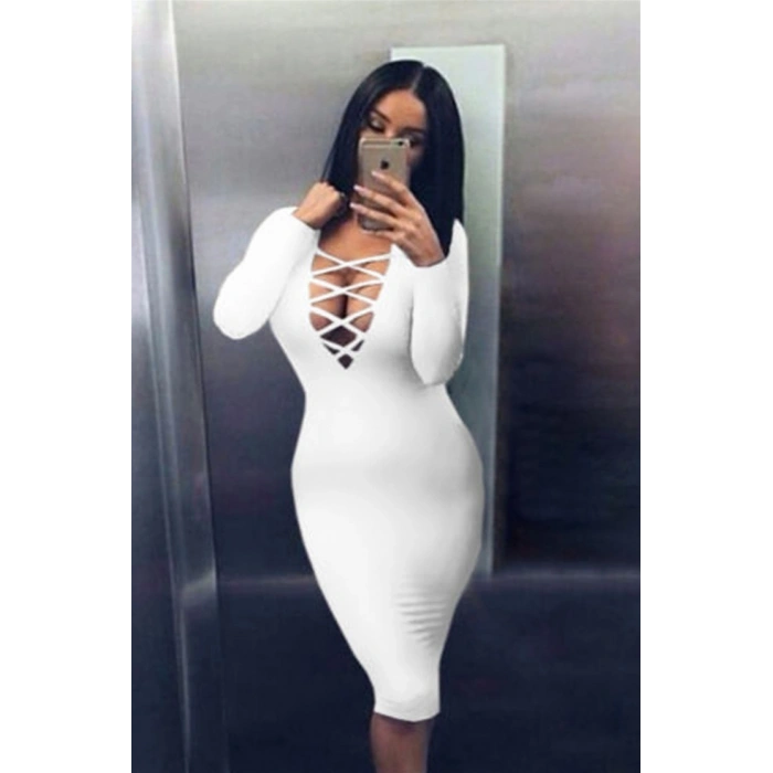 Giyim  B101232 Uzun Kollu Elbise