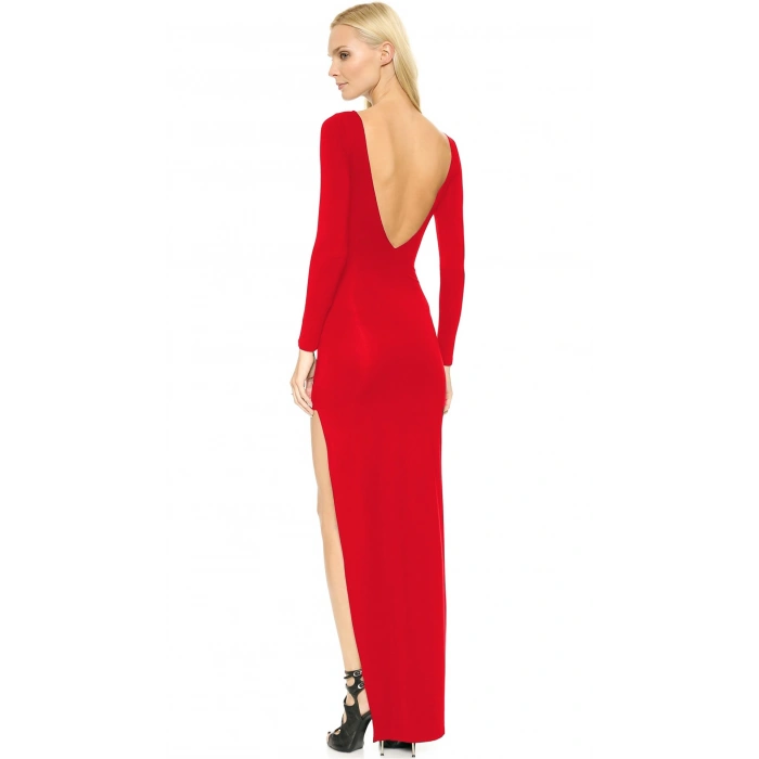 Giyim  B101297 Yırbrfaçlı Uzun Elbise