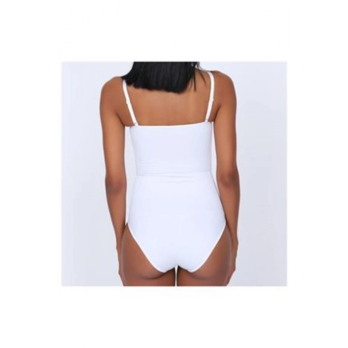 Giyim Beyaz Kancalı Dikişsiz Korse - 755