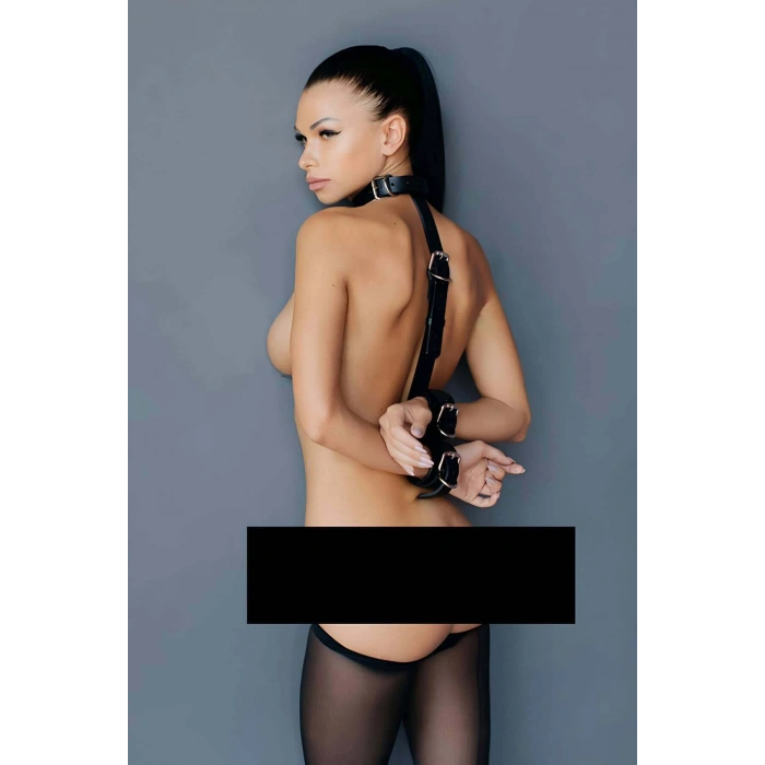 Giyim Bilekleri Bağlamalı Seksi Tasma Set - Brf327