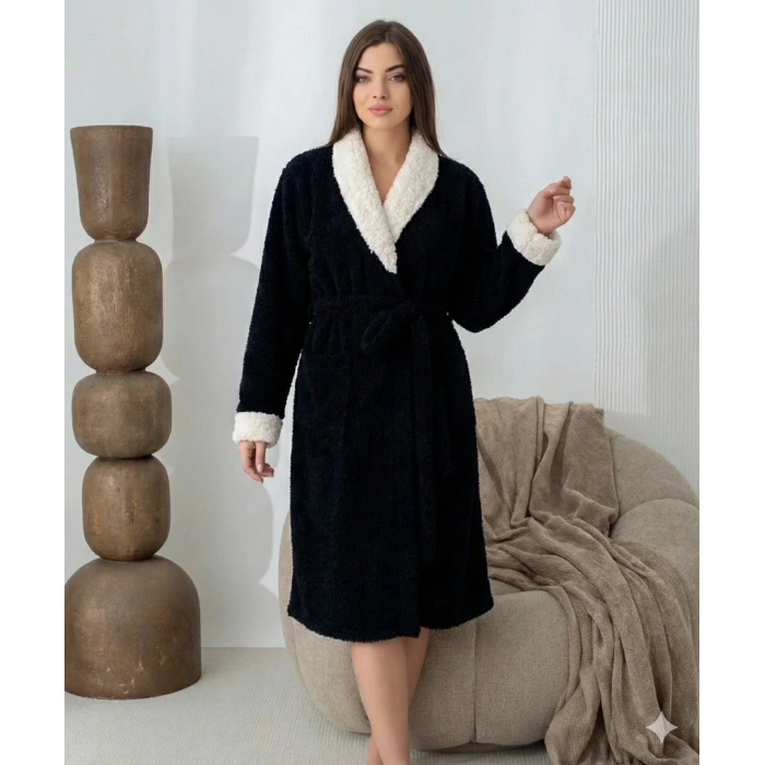 Giyim Boyraz 0047 Kadın Sharpi Welsolf Sabahlık