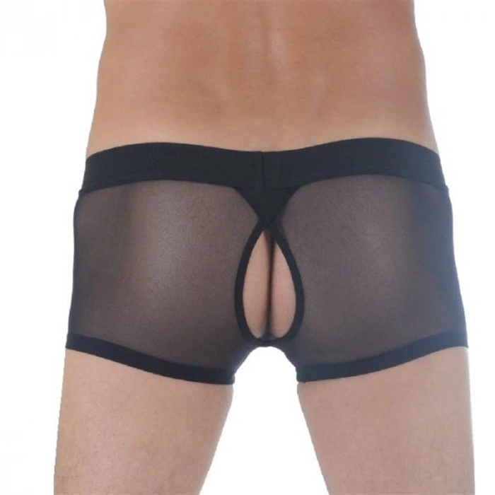 Giyim  Br291121 Transparan Arkası Açık Mini Boxer