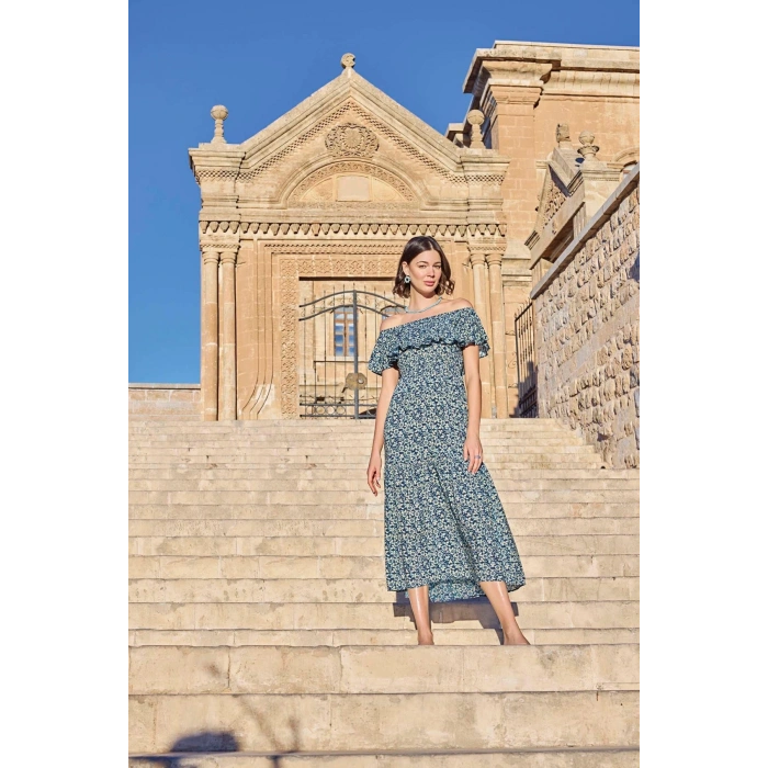 Giyim Çiçek Desenli Elbise