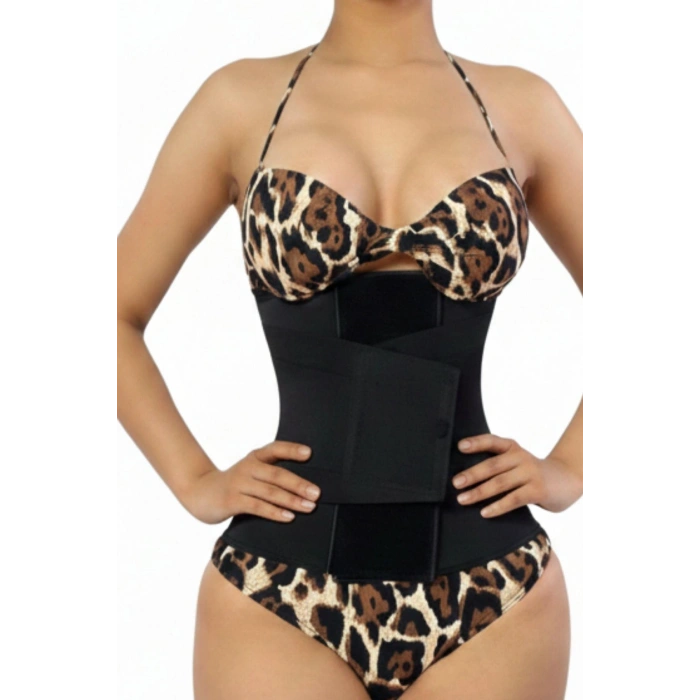 Giyim Cırtlı Korse Siyah Kadın Ak4222