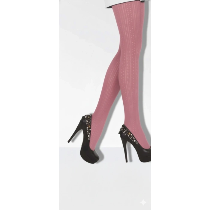 Giyim Daymod Kadın Marry Micro File Desenli Külotlu Çorap