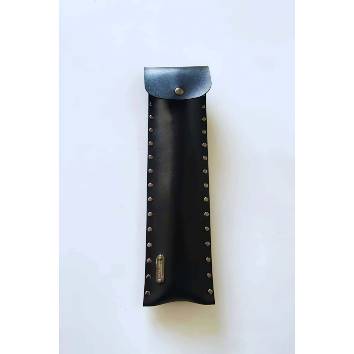 Giyim Deri Çantalı Siyah Kırbaç, Şık Deri Kırbaç, Sexy Aksesuar - Brf1287