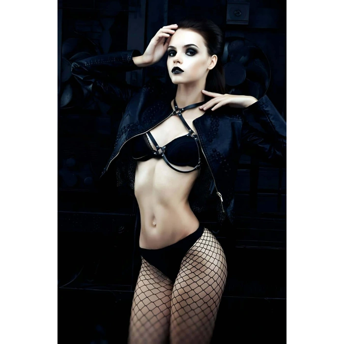 Giyim Deri Göğüs Üzeri Fantezi Aksesuar - Brf263