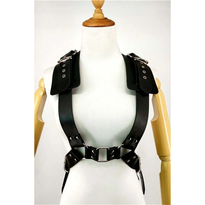 Giyim Deri Harness, Şık Deri Kadın Kemer - Brf1419