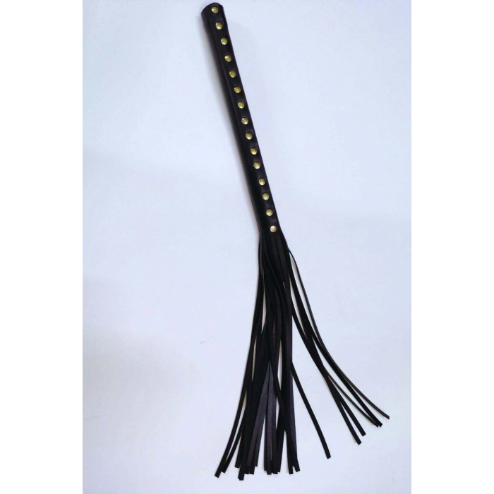 Giyim Deri Kırbaç, Püsküllü Kırbaç, Siyah Kırbaç - Brf1245