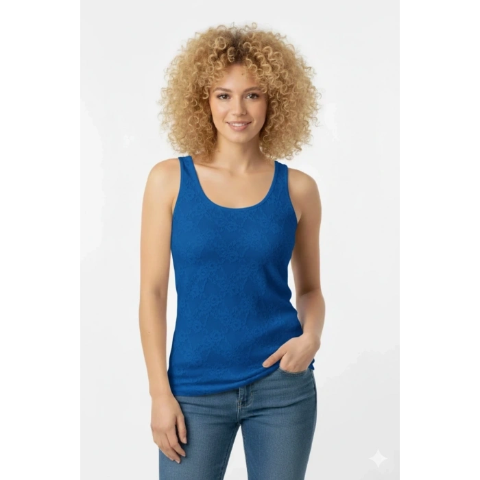 Giyim Dorya Dantelli Kalın Askılı Atlet 1031