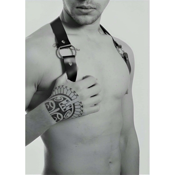 Giyim Erkek  Deri Omuz Harness - Brfm33