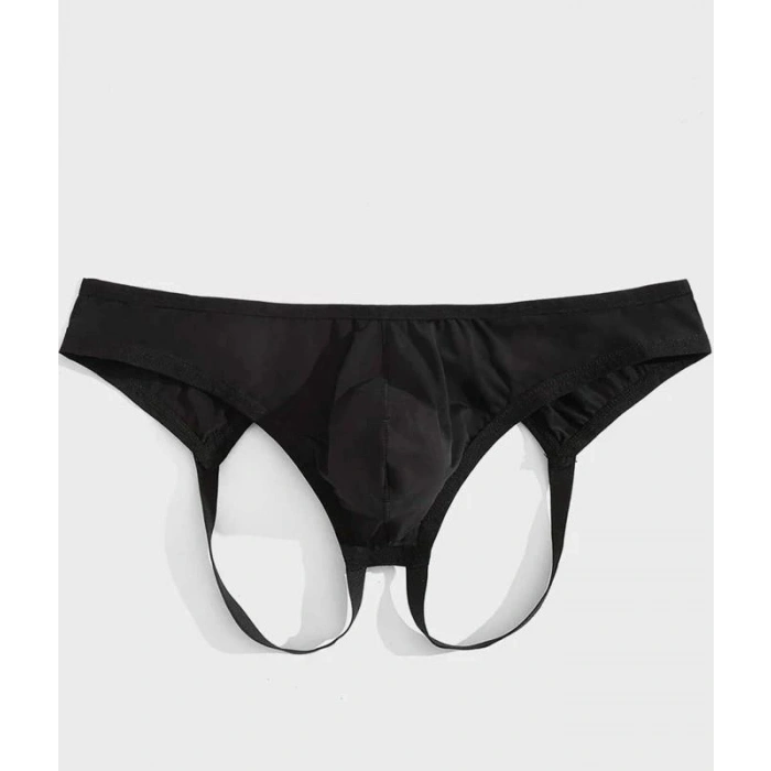 Giyim Erkek  Fantazi Siyah Jockstrap İç Giyim