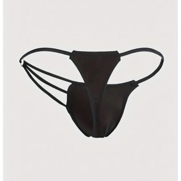 Giyim Erkek  Siyah Metalli Tanga İç Giyim