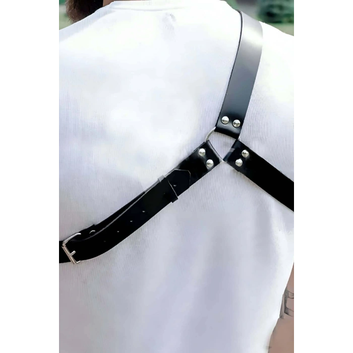 Giyim Erkek Tek Omuzdan Askılı Deri Aksesuarı - Brfm127