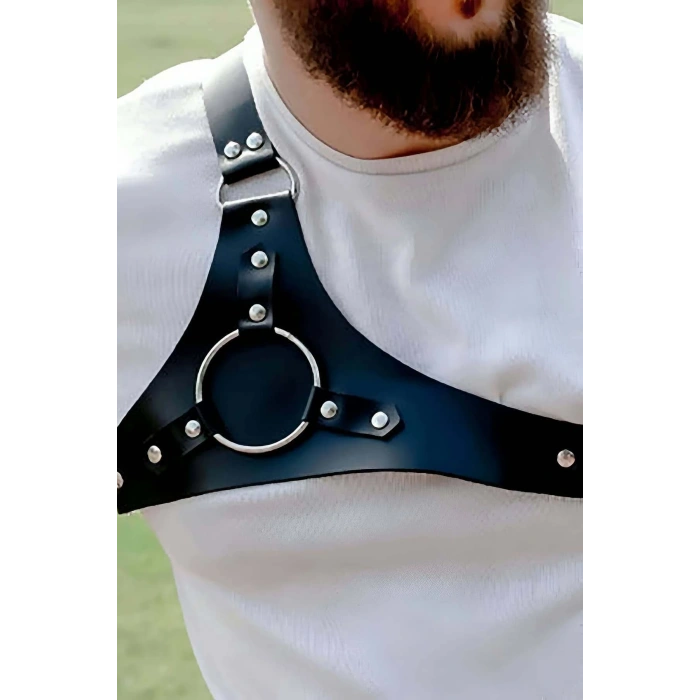 Giyim Erkek Tek Omuzdan Askılı Deri Aksesuarı - Brfm127