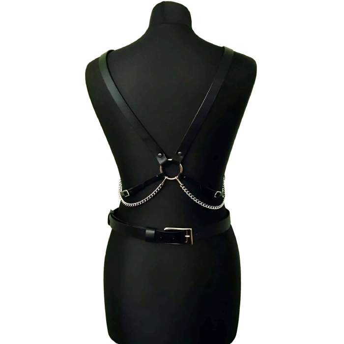 Giyim Fantazi Deri Göğüs Harness - Brf912