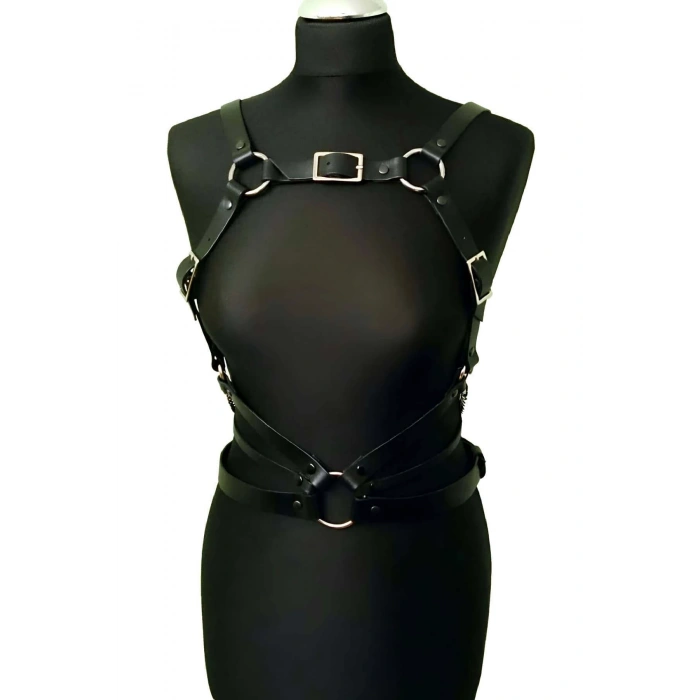 Giyim Fantazi Deri Göğüs Harness - Brf912