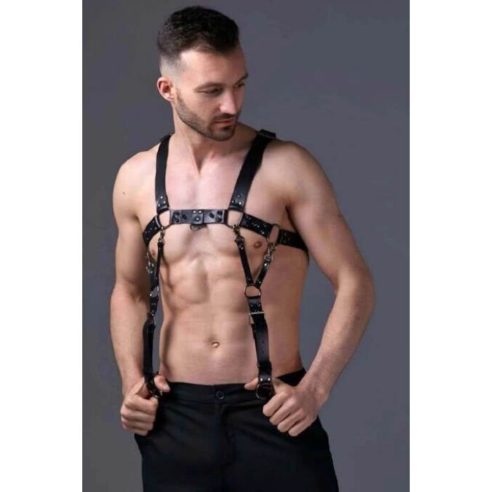 Giyim Fantazi Erke Göğüs Harness - Brfm105