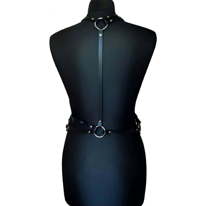 Giyim Fantazi Şık Deri Göğüs Harness - Brf919