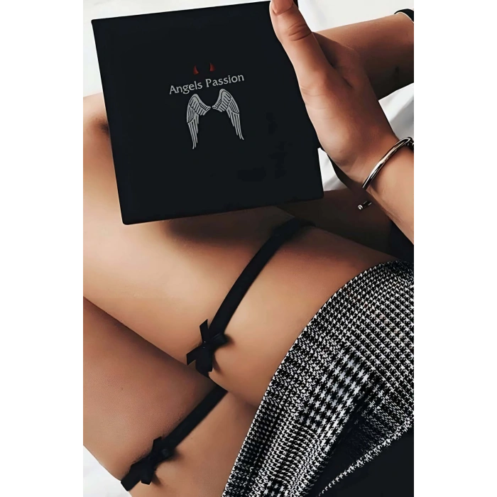 Giyim Fiyonklu Seksi Bacak Bandı - Brf268