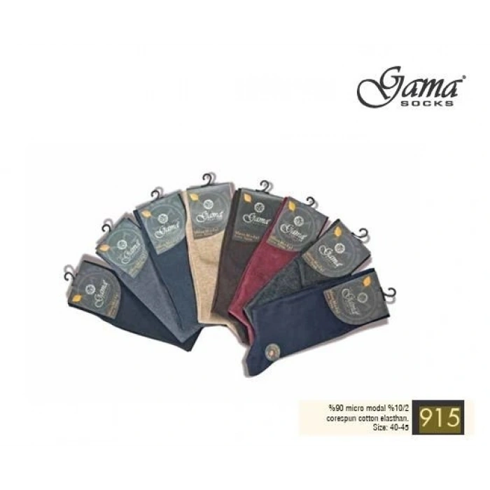 Giyim Gama 915 Erkek Mikro Modal Core Spun Pamuk Çorap