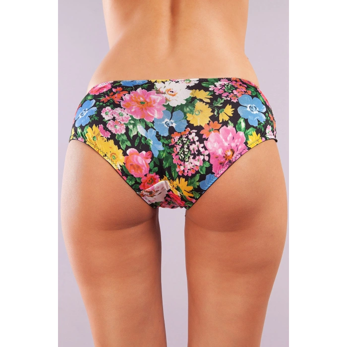 Giyim  Garden Boy Short, Kadın Dantelli Çiçek Baskılı Şort Külot