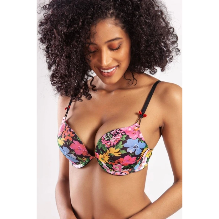 Giyim Garden Heavy Push Up Bra, Siyah Konforlu Ve Şık Sütyen