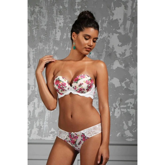 Giyim Gardenia Big Size Plunge Bra, Ekru Konforlu Ve Şık Sütyen