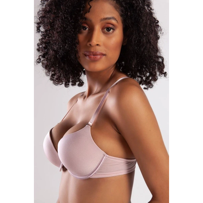 Giyim Garland Heavy Push Up Bra, Açık Pembe Konforlu Ve Şık Sütyen