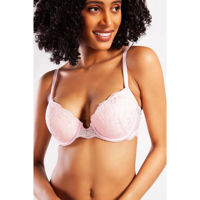 Giyim G.colors Balconette Foam Push Up Bra, Açık Pembe  Konforlu Ve Şık Sütyen