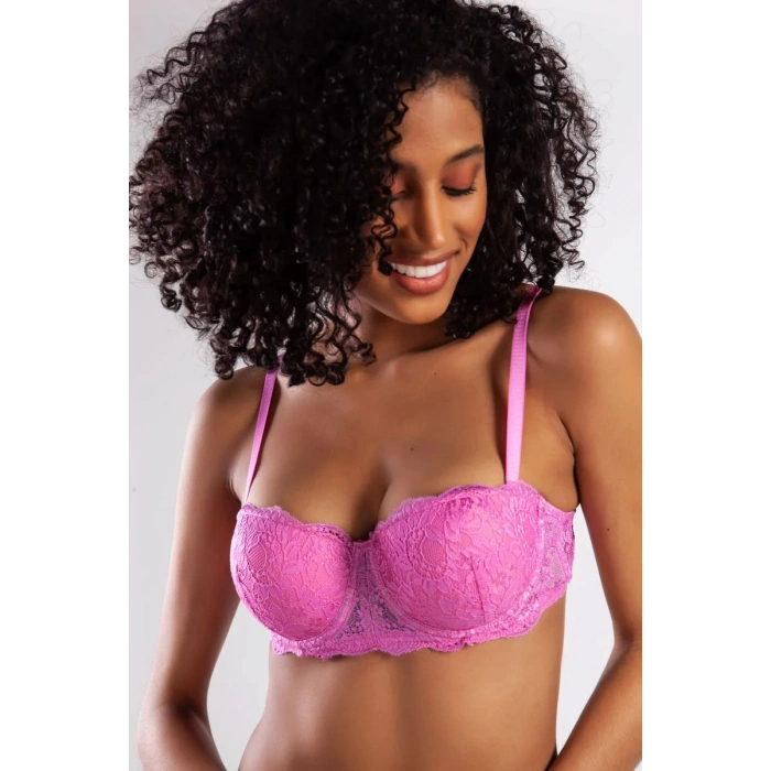 Giyim G.colors Push Up Strapless Bra, Pembe Konforlu Ve Şık Sütyen