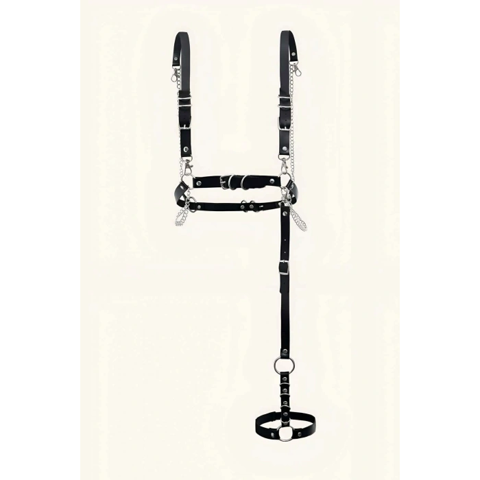 Giyim Günlük Kullanıma Sık Seksi Harness - Brf802