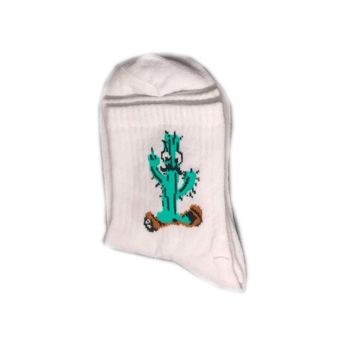 Giyim Kolej Kız Kaktüs Desenli Çorap